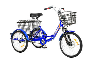 Велосипед РВЗ Чемпион 20 Складной синий металлик